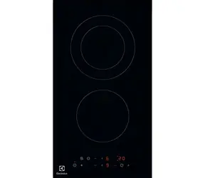 Electrolux LHR3233CK schwarz / Glaskeramik-Kochfeld / Domino-Steuerung / 2 Kochplatten / Touch-Bedienung