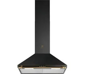 Electrolux 300 EFC226R schwarz / Dunstabzugshaube / 60 cm / Wandmontage / 420 m/h / 66 dB / Klasse D
