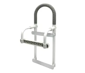 MSV SAFE weiß-grau / Badewannen-Haltegriff / Aluminium / Tragkraft 60 kg / 61 cm