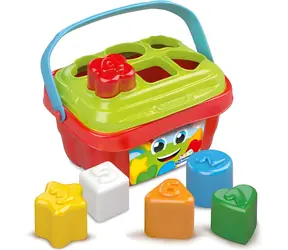 Clementoni Sortierkorb für Formen und Farben / Lernspielzeug / Formen und Farben einlegen
