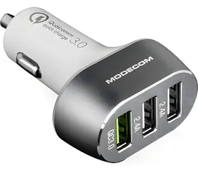 Modecom MC-CU3 / Kfz-Ladegerät / 3x USB-A / 3 A