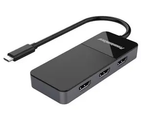 PremiumCord Adapter USB-C (DP1.4) auf 3x HDMI 2.0 / Adapter / MST / 3x 4K