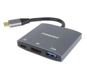 PremiumCord Adapter USB-C auf HDMI / Adapter / USB 3.2 / PD / 4K