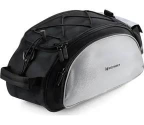 Wozinsky WBB1BK schwarz / Fahrradtasche / 13 l / mit Schultergurt / universell