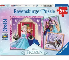 Ravensburger Puzzle Disney: Die Eiskönigin / 3x49 Teile / ab 5 Jahren