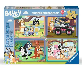 Ravensburger Puzzle Bluey / 4x42 Teile / ab 4 Jahren