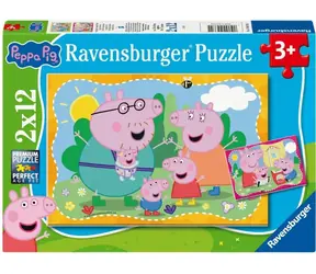 Ravensburger Puzzle Peppa Pig / 2x12 Teile / ab 3 Jahren