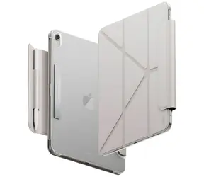 UNIQ Camden Lite beige / Tablet-Hülle / iPad Air 13" (2024/2025/2026) / Kunstleder / Fach für Apple Pencil