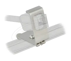 DeLock Metall-Keystone-Halterung, 1- Port für DIN-Schiene / Halterung / Metall / DIN-Schiene / 1 Port