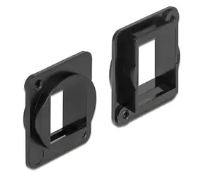 DeLock Keystone-Halterung 1- Port für D-Typ / Halterung / Keystone-Modul