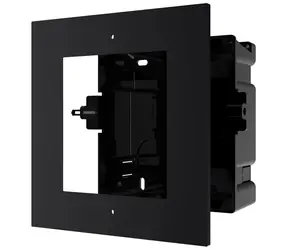 HIKVISION DS-KD-ACF1/BLACK schwarz / Gegensprechanlagenrahmen / Unterputzmontage / für 1 IP-Modul / 2-adrig / Aluminiumlegierung