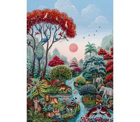 HEYE Puzzle Exotischer Garten: Wildnisparadies / 2000 Teile / 69 × 97 cm