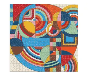 Galison Quadratisches Puzzle Frank Lloyd Wright: Hoffman House Teppich / 500 Teile / 50,8 × 50,8 cm