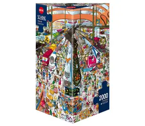 HEYE Puzzle Bahnhof / 2000 Teile / 97 × 69 cm