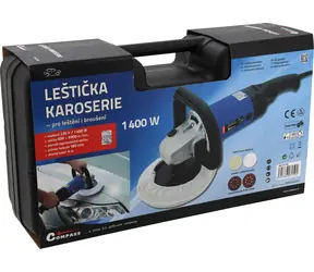 Compass Karosseriepoliermaschine 1400 W / Poliermaschine / 230 V / 180 mm / 600-3000 U/min