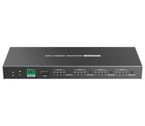 PremiumCord HDMI 2.0 Matrix-Switch 4:4 / Video-Switch / 4K 60Hz / HDR / YUV4:4:4