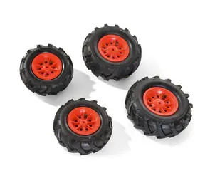 Luftreifen für Junior-Traktoren, Farmtrac rot / Reifen