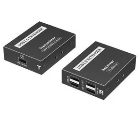 PremiumCord USB 2.0-Extender mit 4 Port / Extender / über IP / 120 m / mehrere Empfänger