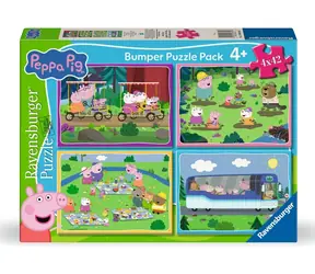 Ravensburger Puzzle Peppa Pig: Ruhm der Reise / 4 x 42 Teile / ab 4 Jahren