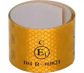 Compass Reflektierendes, selbstklebendes Klebeband, gelb / Reflektierendes Klebeband / 1 m x 5 cm