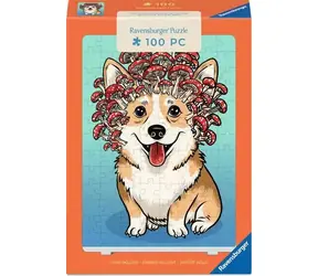 Ravensburger Puzzle mit Ständer Corgi / 100 Teile / ab 10 Jahren