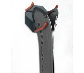 Compass Wall Skihalterung / Skihalterung / 1 Paar / Tragkraft 10 kg / Metall, Gummi