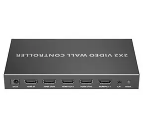 PremiumCord HDMI-Videowand-Controller / HDMI-Splitter / 1 Eingang / 4X Ausgänge / Full HD 1080p / 8 Anzeigemodi