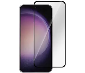 eSTUFF Titan Shield für Samsung Galaxy S25 / Schutzglas / 9H / gehärtet / vollflächig klebend