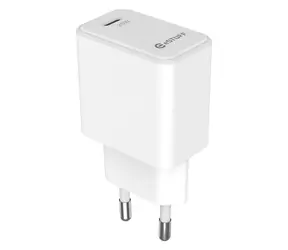 eSTUFF USB-C PD 20W weiß / Ladegerät / 1x USB-C / 20 W / 100-240 V