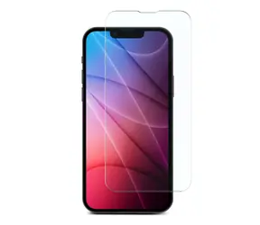 eSTUFF Titan Shield / Schutzglas / Apple iPhone 17e/16e/14/13/13 Pro / Gehärtetes Glas / Vollflächig klebend