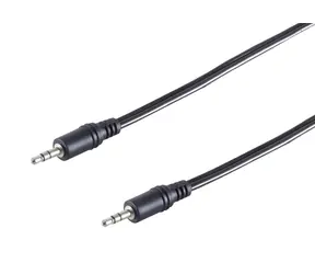 SCONN Audiokabel 3,5-mm-Klinkenstecker (M) - 3,5-mm-Klinkenstecker (M) / Audiokabel / 1,5 m