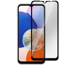 eSTUFF Titan Shield für Samsung Galaxy A14 4G/A14 5G/F14 / Schutzglas / 9H / gehärtet / vollflächig klebend