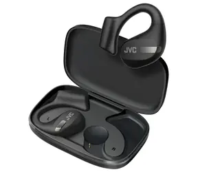 JVC HA-NP50T schwarz / Kabelloser Kopfhörer mit Mikrofon / Bluetooth 5.3 / IPX4 / Schnellladefunktion