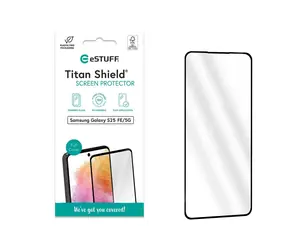 eSTUFF Samsung Galaxy S25 FE / Schutzglas / gehärtet / vollflächig klebend