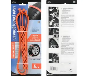 Compass Einweg-Rettungsgurte / Rettungsgurte / 4er-Set / Länge 88 cm