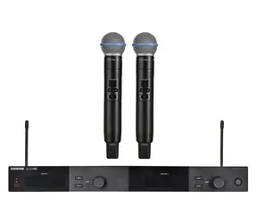 Shure SLXD24DE/B58-G59 / Drahtloses Mikrofonsystem / 2 Kanäle / 2 Handmikrofone / UHF 470-514 MHz