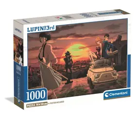 Clementoni Puzzle Lupin III / 1000 Teile / ab 14 Jahren