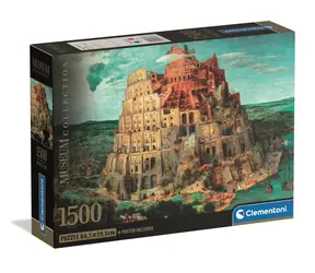 Clementoni Puzzle Museum Sammlung: Turm zu Babel (31738) / 1500 Teile / ab 14 Jahren