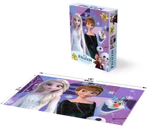 Prime 3D-Puzzle Disney Die Eiskönigin - Elsa und Anna / 200 Teile / 3D-Effekt / ab 6 Jahren