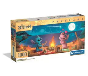 Clementoni Puzzle Panorama Disney Stitch / 1000 Teile / ab 14 Jahren
