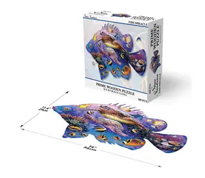 Prime 3D-Holzpuzzle „Fischwunder“ / 300 Teile