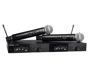 Shure SLXD24DE/SM58-G59 / Drahtloses Mikrofonsystem / 2 Kanäle / UHF / 470-514 MHz / dynamisch