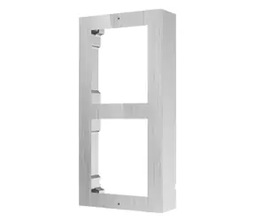 HIKVISION DS-KD-ACW2/S / Rahmen / zur Aufputzmontage / 2 Module / Edelstahl