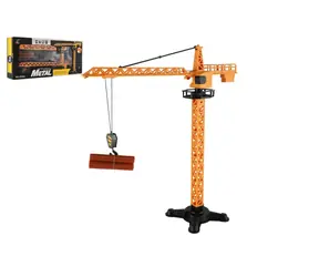 TEDDIES Aufziehkran / Kunststoff / 360° drehbarer Arm / ab 3 Jahren