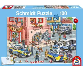 Schmidt Puzzle Polizei im Einsatz / 100 Teile / 36,1 × 24,3 cm