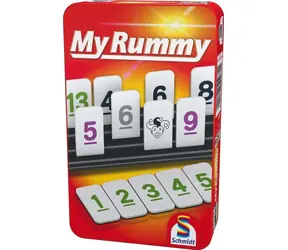Schmidt MyRummy Spiel in der Blechdose / Kartenspiel / 2-4 Spieler / ab 8 Jahren