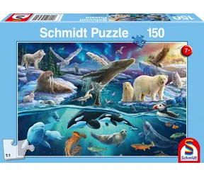 Schmidt Puzzle Arktische Tiere / 150 Teile / 43,2 x 29,1 cm