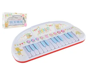TEDDIES Klaviertiere / Musikspielzeug / Kunststoff / 35 cm / batteriebetrieben / ab 3 Jahren