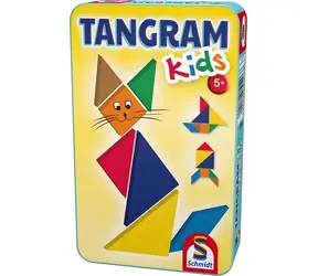 Schmidt Tangrams in der Metalldose / Puzzle / 7 Teile / 50 Vorlagen / ab 5 Jahren