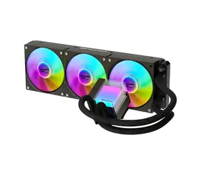 darkFlash CB360 schwarz / AiO-CPU-Kühler / 3x 120 mm / ARGB-Hintergrundbeleuchtung / 800-1800 U/min / 28,5 dB / Intel + AMD